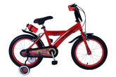 Disney Cars kinderfiets - Jongens - 16 inch - Rood - Twee handremmen - Stoere en trendy fiets voor jongens met Disney Cars design Hoogwaardige materialen, stevig, veilig, en perfecte maat voor jonge fietsers